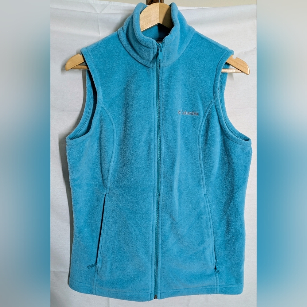Columbia Turquoise Fleece Vest